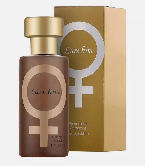Lure Him perfume with pheromones long lasting men fragrance bottle