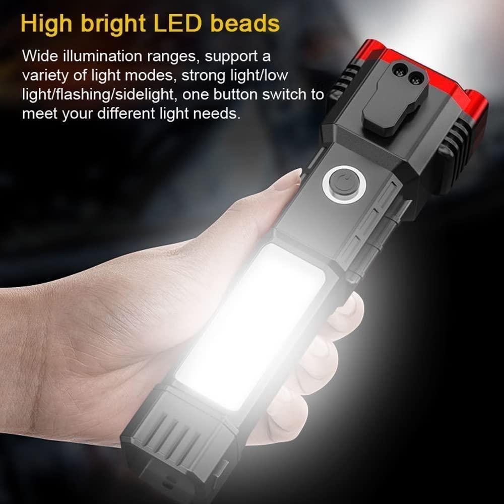 Multifunctional Portable Hammer LED Flashlight