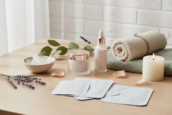 Beauty and self-care collection featuring skincare, grooming, and personal care products