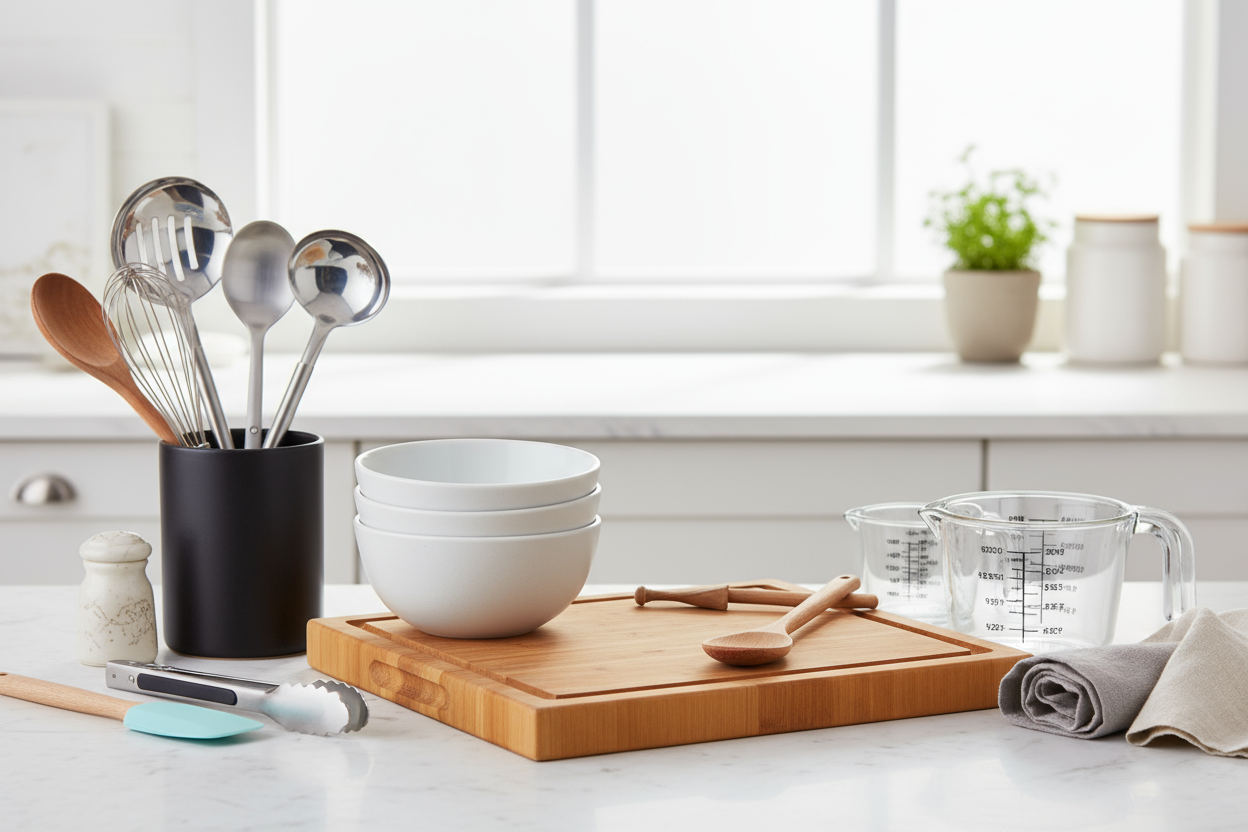 Kitchen essentials collection featuring smart tools and daily use kitchen products
