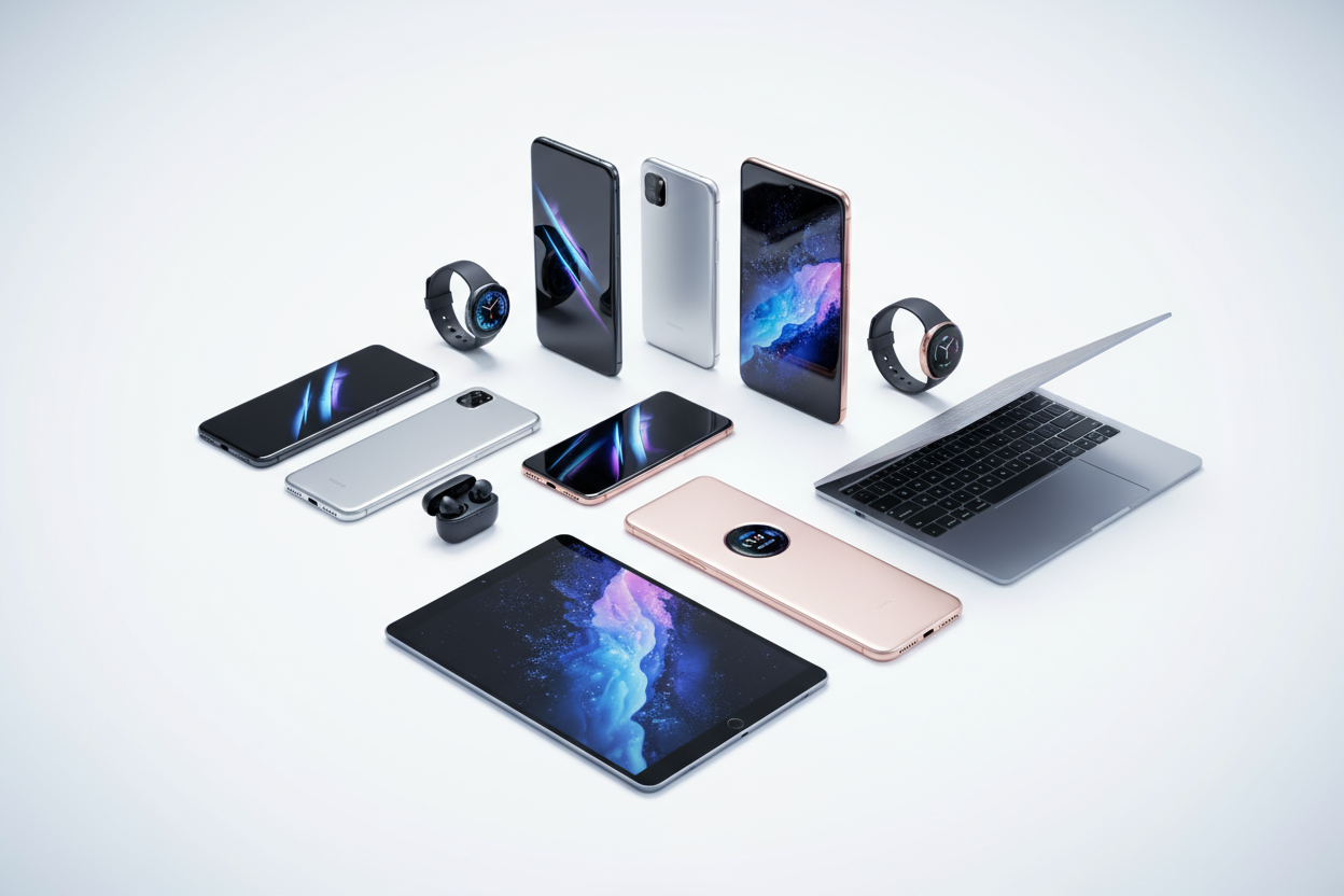 Tech and gadgets collection showcasing innovative and trending electronic products