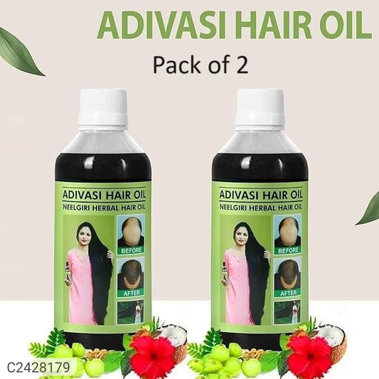 Adivasi herbal hair oil pack of 2 natural hair care product