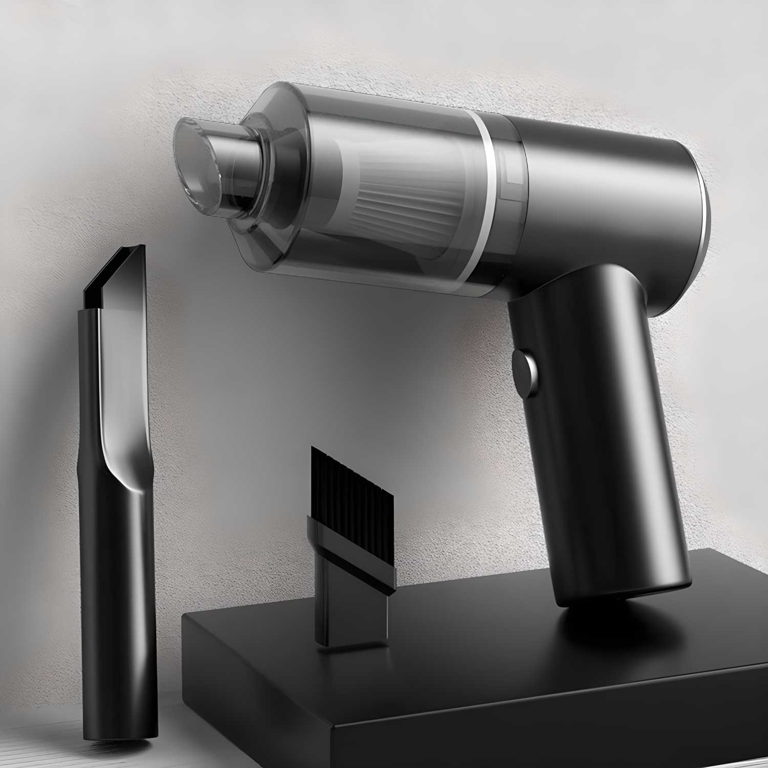 Portable air duster wireless vacuum cleaner for electronics keyboard and home cleaning