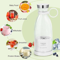 Portable mini blender for fresh juice USB rechargeable juice maker