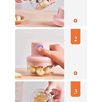 USB Rechargeable Electric Food Chopper – Mini Garlic & Vegetable Chopper