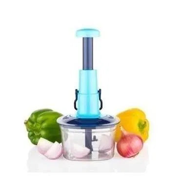Manual fruit and vegetable chopper stainless steel blade kitchen tool