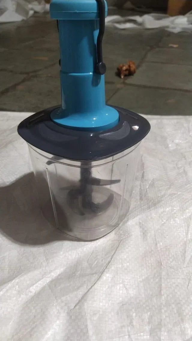 Manual Fruit & Vegetable Chopper – Stainless Steel Blade Kitchen Tool